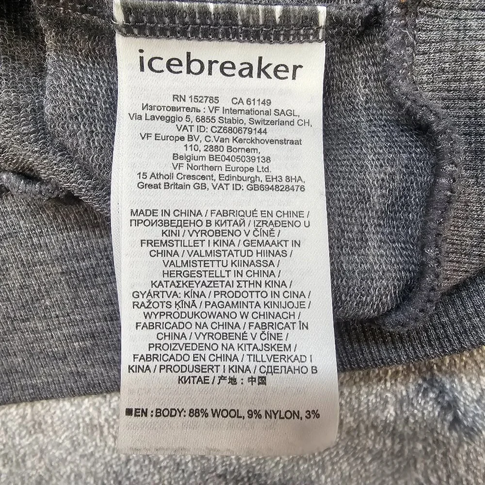 Icebreaker Women's Crush Long Sleeve Merino Hoodies lightweight outdoor hiking - Picture 6 of 16